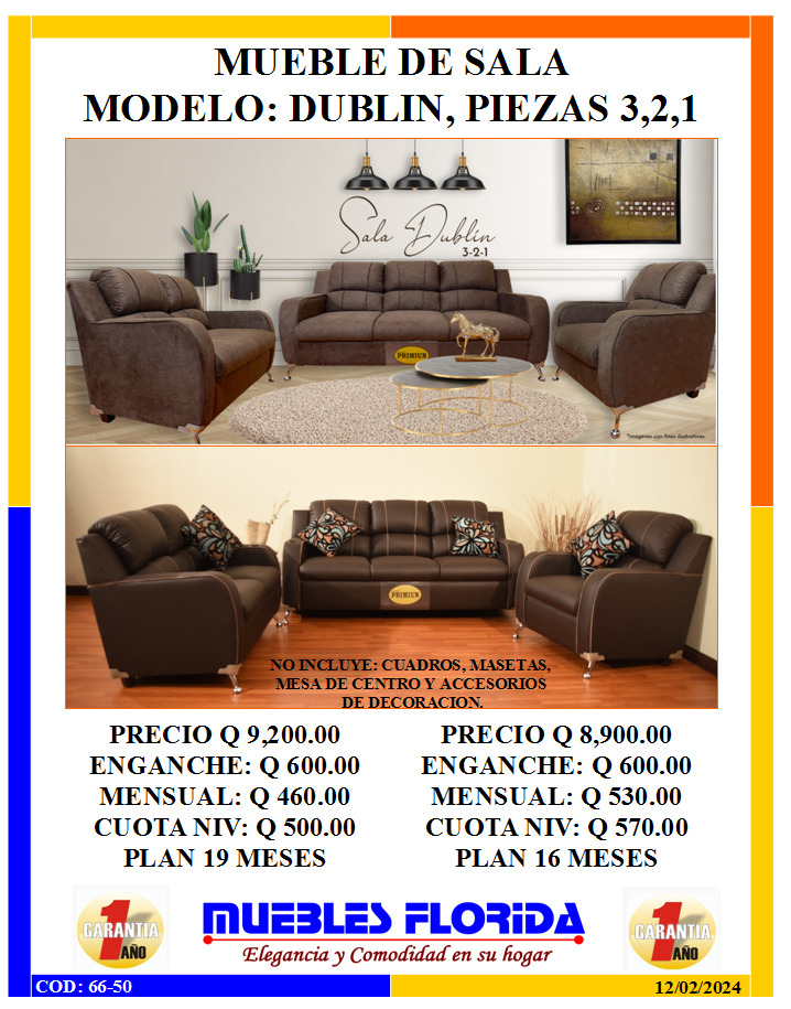 MUEBLE DE SALA DUBLIN